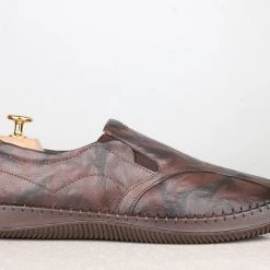 PRIVO By Inc5 CASUAL SLIPPONS-BROWN
