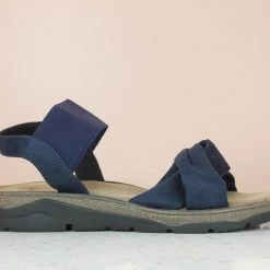 Inc.5 SUEDE COMFORT SANDAL - BLUE SALE
