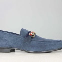 ATESBER By Inc5 TRIM FORMAL SLIPPON - NAVY