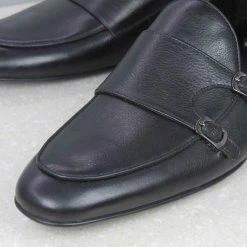 ATESBER By Inc5 DOUBLE BUCKLE MONK SHOE - BLACK MEN