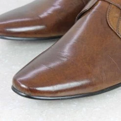 ATESBER By Inc5 MEN FORMAL MONK SHOE-BROWN