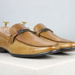 ATESBER By Inc5 MEN BRACELET FORMAL SLIPPON-TAN