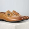 ATESBER By Inc5 PERFORATED VAMP SLIPON-TAN MEN