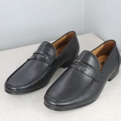 ATESBER By Inc5 MEN CENTRE TRIM FORMAL SLIPON-BLACK