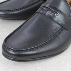 ATESBER By Inc5 MEN CENTRE TRIM FORMAL SLIPON-BLACK