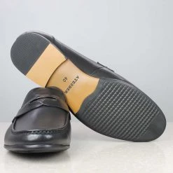 ATESBER By Inc5 MEN CENTRE TRIM FORMAL SLIPON-BLACK