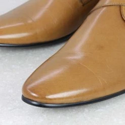 ATESBER By Inc5 FORMALS LEATHER MONK SHOE-TAN MEN
