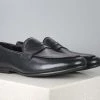 ATESBER By Inc5 MEN FORMAL SLIPPON PU SOLE - BLACK