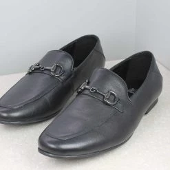 ATESBER By Inc5 MEN TRIM FORMAL SLIPPON - BLACK