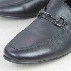 ATESBER By Inc5 MEN TRIM FORMAL SLIPPON - BLACK