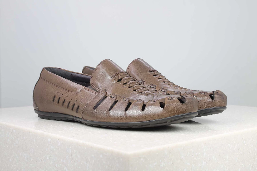 ATESBER By Inc5 BURNISH FORMAL SANDAL - BROWN MEN 3 ATESBER By Inc5 BURNISH FORMAL SANDAL - BROWN MEN