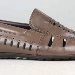 ATESBER By Inc5 BURNISH FORMAL SANDAL - BROWN MEN