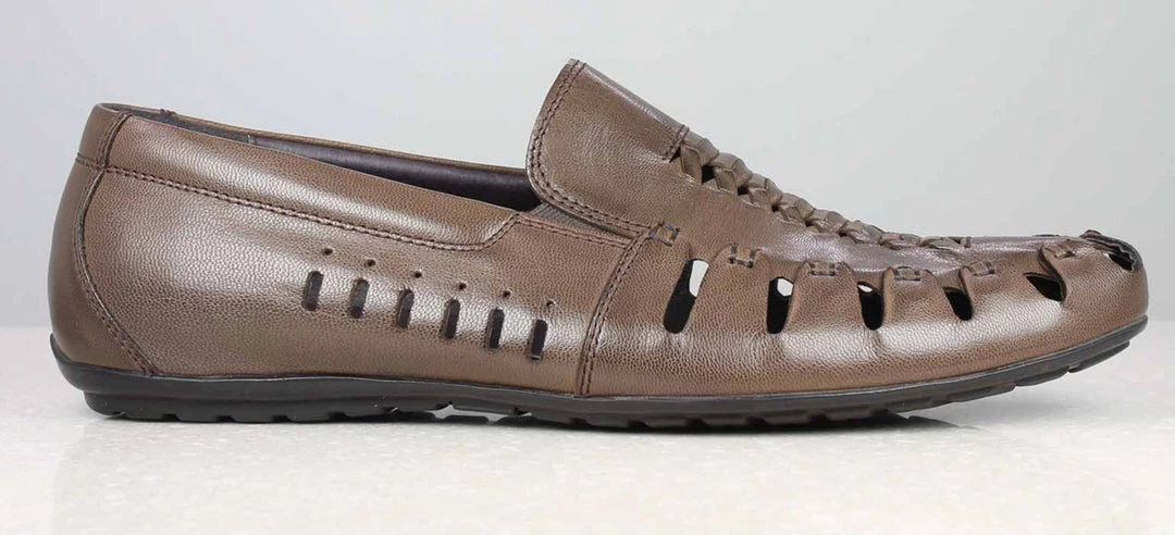 ATESBER By Inc5 BURNISH FORMAL SANDAL - BROWN MEN 4 ATESBER By Inc5 BURNISH FORMAL SANDAL - BROWN MEN