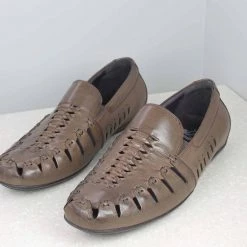 ATESBER By Inc5 BURNISH FORMAL SANDAL - BROWN MEN 9 ATESBER By Inc5 BURNISH FORMAL SANDAL - BROWN MEN