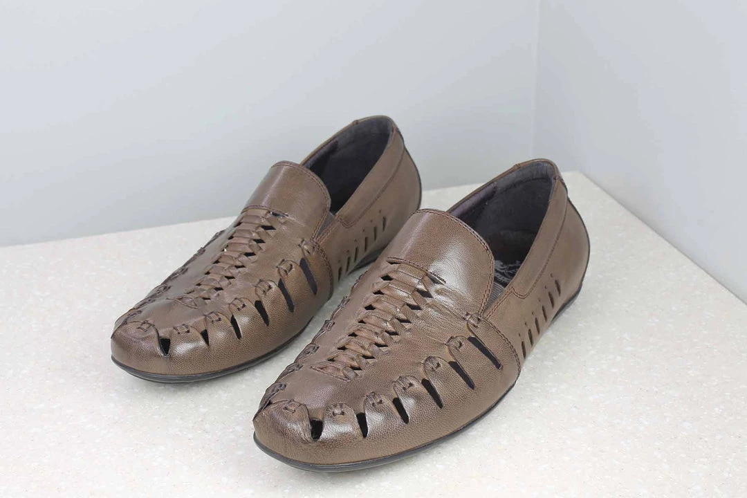ATESBER By Inc5 BURNISH FORMAL SANDAL - BROWN MEN 5 ATESBER By Inc5 BURNISH FORMAL SANDAL - BROWN MEN