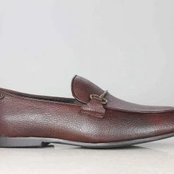 ATESBER By Inc5 TRIM SLIPPON PU SOLE - MAROON MEN