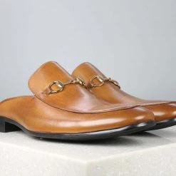 ATESBER By Inc5 TRIM CLOSED TOE - TAN MEN