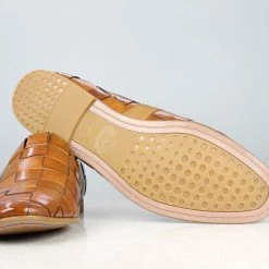 ATESBER By Inc5 MAT WOVEN SLIPPON - APRICOT MEN