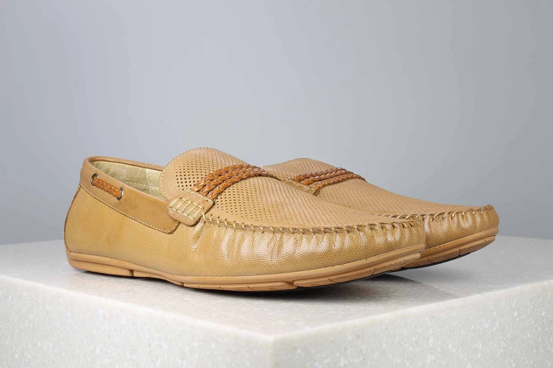 ATESBER By Inc5 BRAIDED MOCCASINS - TAN MEN 3 ATESBER By Inc5 BRAIDED MOCCASINS - TAN MEN