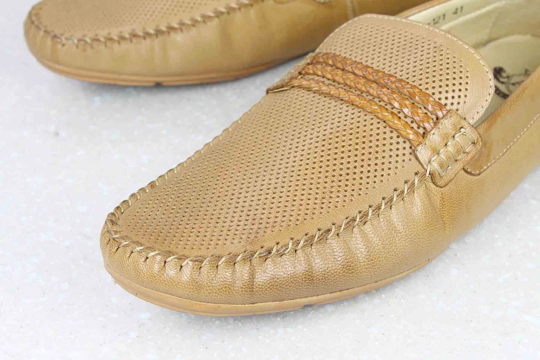 ATESBER By Inc5 BRAIDED MOCCASINS - TAN MEN 6 ATESBER By Inc5 BRAIDED MOCCASINS - TAN MEN