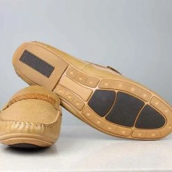 ATESBER By Inc5 BRAIDED MOCCASINS - TAN MEN 11 ATESBER By Inc5 BRAIDED MOCCASINS - TAN MEN