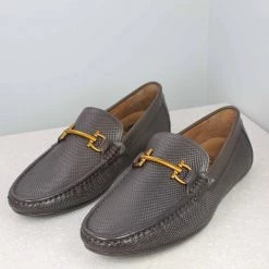 ATESBER By Inc5 TRIMED MOCASSIN - COFFEE MEN