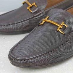 ATESBER By Inc5 TRIMED MOCASSIN - COFFEE MEN