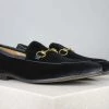 ATESBER By Inc5 TRIM SUEDE SLIPPON - BLACK 1 ATESBER By Inc5 TRIM SUEDE SLIPPON - BLACK