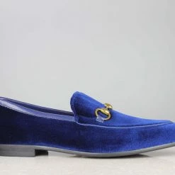 ATESBER By Inc5 MEN TRIM SUEDE SLIPPON - NAVY