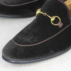 ATESBER By Inc5 MEN TRIM SUEDE SLIPPON - BROWN