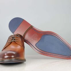 ATESBER By Inc5 FORMAL LACEUP- TAN MEN