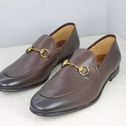 ATESBER By Inc5 TRIM FORMAL SLIPPON - BROWN