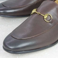 ATESBER By Inc5 TRIM FORMAL SLIPPON - BROWN
