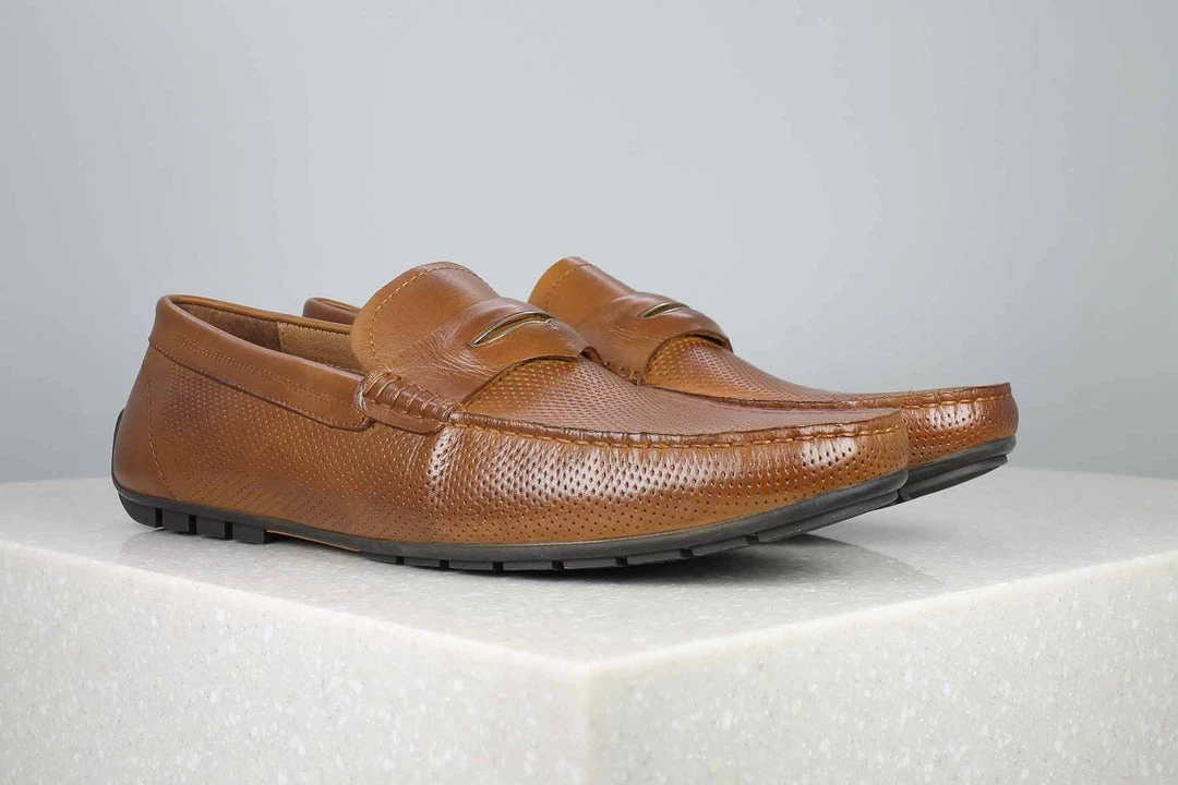 ATESBER By Inc5 EMBOSS MOCCASIN - TAN MEN 3 ATESBER By Inc5 EMBOSS MOCCASIN - TAN MEN