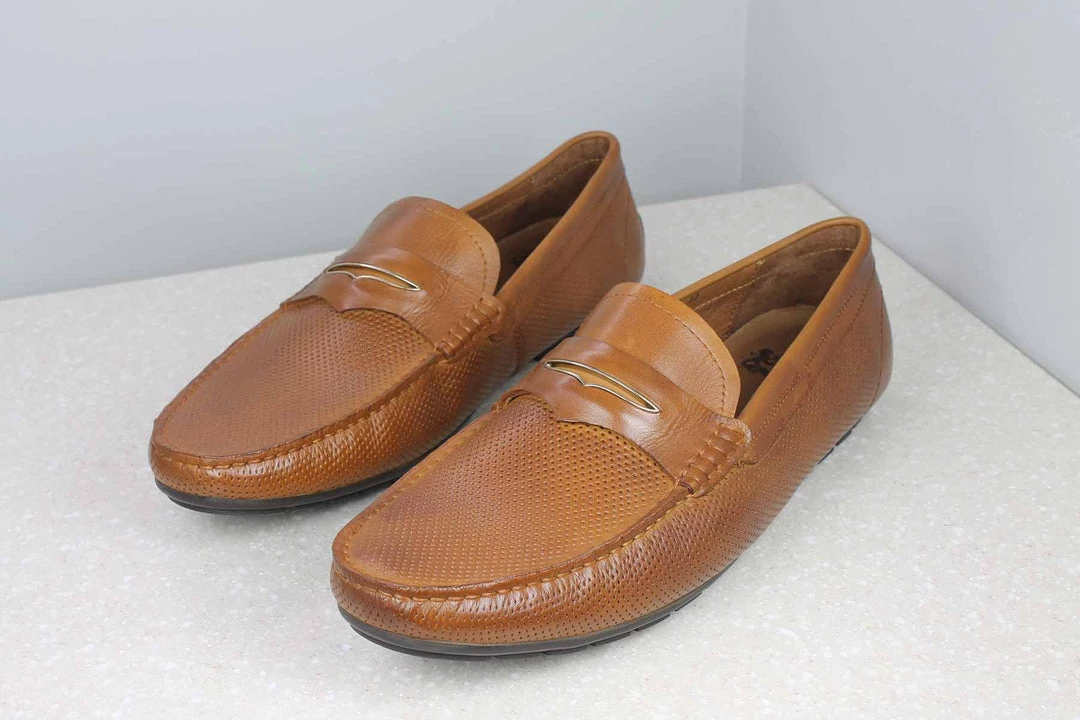 ATESBER By Inc5 EMBOSS MOCCASIN - TAN MEN 5 ATESBER By Inc5 EMBOSS MOCCASIN - TAN MEN