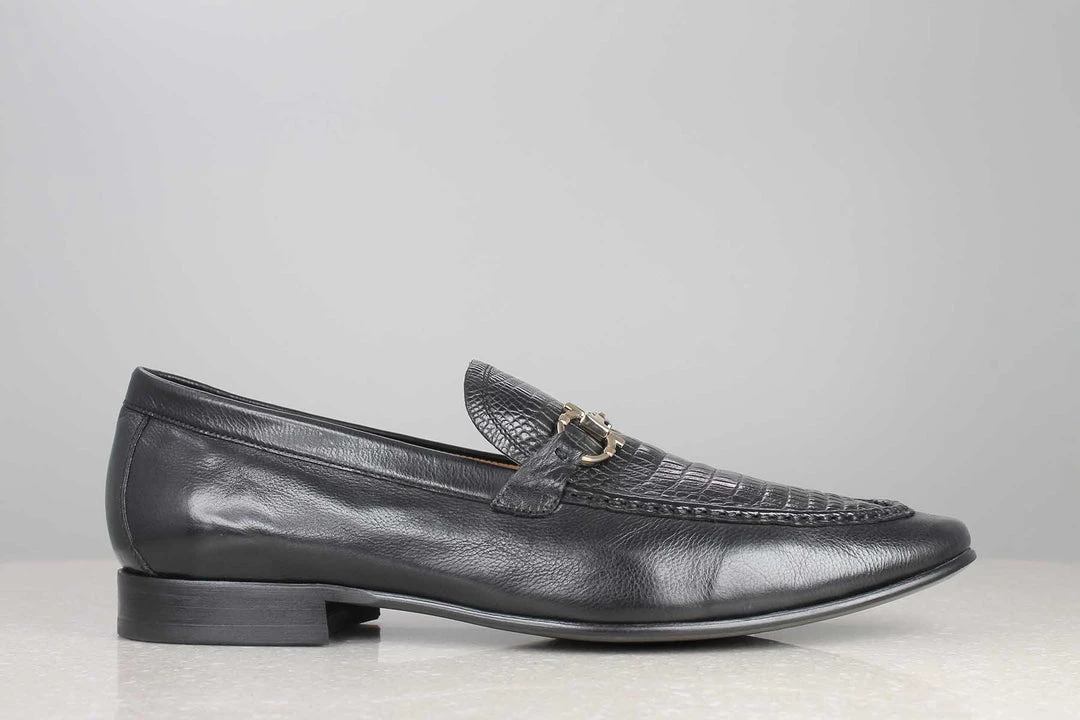 ATESBER By Inc5 MEN TRIM CROCO SLIPPON - BLACK 4 ATESBER By Inc5 MEN TRIM CROCO SLIPPON - BLACK