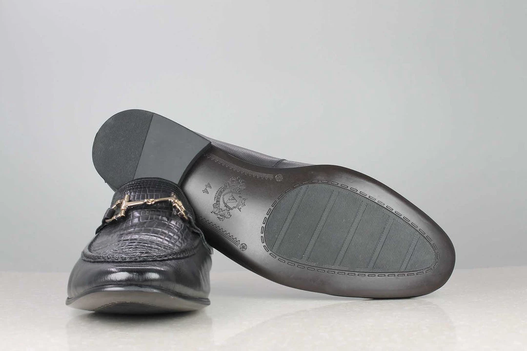 ATESBER By Inc5 MEN TRIM CROCO SLIPPON - BLACK 7 ATESBER By Inc5 MEN TRIM CROCO SLIPPON - BLACK