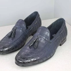 ATESBER By Inc5 TASSEL FORMAL SLIPPON - BLUE