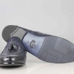 ATESBER By Inc5 TASSEL FORMAL SLIPPON - BLUE