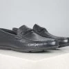 ATESBER By Inc5 LEAD TRIM MOCCASIN - BLACK MEN