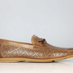 ATESBER By Inc5 LEAD TRIM MOCCASIN - TAN