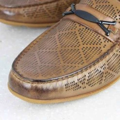 ATESBER By Inc5 LEAD TRIM MOCCASIN - TAN