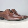 ATESBER By Inc5 LONG TOE FORMAL LACE UP - BROWN