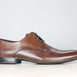 ATESBER By Inc5 LONG TOE FORMAL LACE UP - BROWN