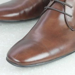 ATESBER By Inc5 LONG TOE FORMAL LACE UP - BROWN