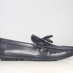 ATESBER By Inc5 MEN DRIVING SHOES-BLUE