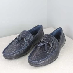 ATESBER By Inc5 MEN DRIVING SHOES-BLUE