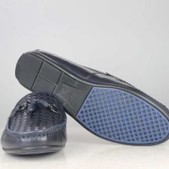 ATESBER By Inc5 MEN DRIVING SHOES-BLUE
