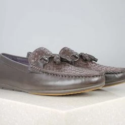 ATESBER By Inc5 MEN DRIVING SHOES-COFFEE