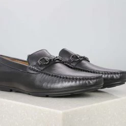 ATESBER By Inc5 TRIM CASUAL DRIVING SHOES-BLACK MEN